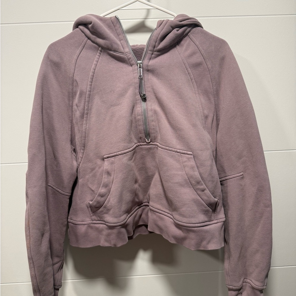 lululemon athletica Dusty Mauve Half-Zip Hoodie